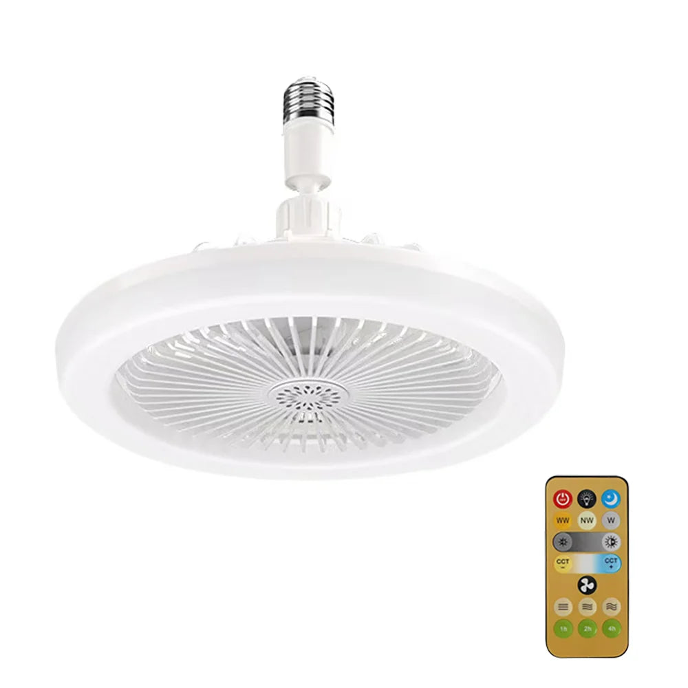 Ventilateur de plafond 3-en-1 avec télécommande et éclairage LED